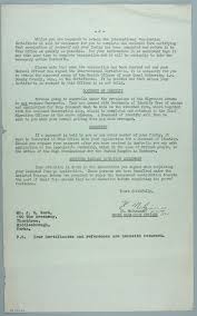 Letter Confirmation Of Application By Mr J W Ward Wife 3 Children London 16 Aug 1961 Lettering Mr Ward