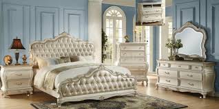 Jordan's furniture bedroom sets white. Chantelle Bedroom White By Acme
