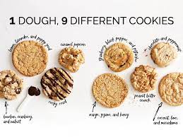 Mix Up This One Dough Bake 9 Different Cookies Basic Cookie Recipe Cookie Dough Recipes Cookie Flavors