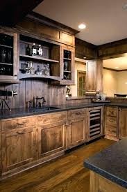 old barn wood kitchen cabinets
