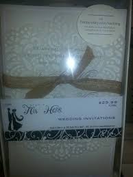 Hobby Lobby Wedding Invitations With Burlap Bow Wedding Invitation Kits