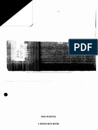Bad Science A Resource Book United States Environmental Protection Agency American Government