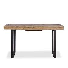 Think a wood extension dining table if you take a more rustic approach to mealtime, or keep it modern with another that features mixed materials. Woodenforge Extension Dining Table 1400 F B D Mills Bros