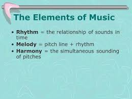 A series of tones set to rhythm which form a musical line: The Elements Of Music An Introduction The Elements Of Music Ppt Download