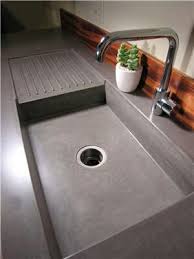 concrete kitchen, concrete countertops