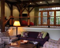 Love This Split Plan Sunken Living Room Home Farm House Living Room