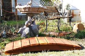 Step by step with pictures. Custom Built Foot Bridges Handcrafted Garden Bridges R