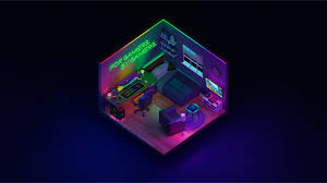 Video games wallpapers awesome collection for desktop, laptop, apple, android phone and tablet. Gaming Room Wallpaper Selber Erstellen Computer Design Led