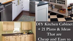 This plan is for an 18 wide full overlay face frame pull out trash bin. Diy Kitchen Cabinet Plans 21 Ideas That Are Cheap Easy To Build