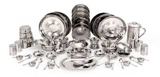 Plus, it's great that they are all stainless steel. Buy Kitchen Pro Stainless Steel Dinner Set Of 61 Pcs Online At Low Prices In India Amazon In