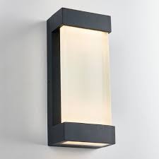 Outdoor decorative lighting with style. Artika Glacier Integrated Led Outdoor Wall Light