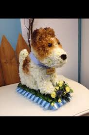 Check spelling or type a new query. Dog Funeral Tribute Unique Flower Arrangements Animal Flower Arrangements Beautiful Flower Arrangements