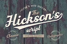 Write your text in the field above and see it's letters converted with fancy fonts. Hickson S Script Bonus In Fonts On Yellow Images Creative Store