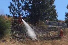 No official name exists for this hill as it doesn't qualify for 'mount' status. Four Grass Fires In Okanagan Falls Sunday Penticton Western News