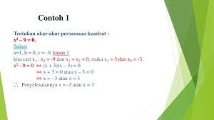 Mean = (x1.f1 + x2.f2 + … + xn.fn) / (f1 + f2 + … fn) keterangan : Fungsi Kuadrat Pertemuan Viii Ppt Download