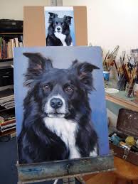 Add custom name & dates: Custom Pet Portrait Paintings Oil Painting By Pucipetportraits Pet Portrait Paintings Dog Portraits Painting Animal Paintings