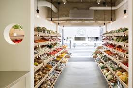 Wonderwall Designs Vegeo Vegeco S New Yaoya Store In Tokyo Eye C In 2020 Grocery Store Design Store Design Interior Fruit Shop