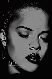 Singer Rihanna with her niece, Majesty.