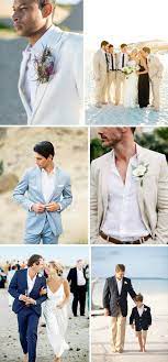 20 Beach Wedding Looks For Grooms Groomsmen Beach Wedding Outfit Groomsmen Beach Attire Destination Wedding Groomsmen Attire