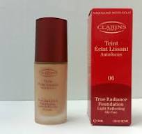 CLARINS TRUE RADIANCE FOUNDATION PRALINE 06 NEW IN BOX 1.06 OZ/ 30 ML