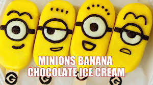 It is also a yummy healing food, light on the stomach and very nutritious! How To Make Minions Banana Chocolate Ice Cream Youtube