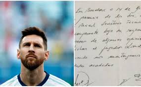 Mira el video del momento del festejo. La Servilleta Que Cambio La Historia Del Barcelona Y De Messi