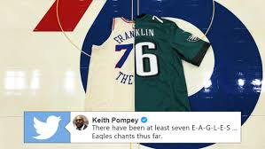 Get ready for the 2021 sixers season!!! 76ers Incorporate Eagles Highlights Into Their Pre Game Hype Video And The Crowd Goes Bananas Article Bardown