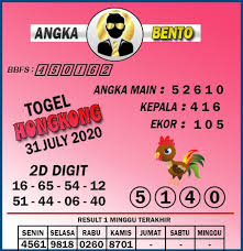 Prediksi Togel Hk 31 Juli Tahun 2020 Bento 10 September 1 September
