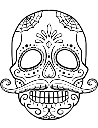 These alphabet coloring sheets will help little ones identify uppercase and lowercase versions of each letter. Top 20 Printable Sugar Skull Coloring Pages Online Coloring Pages