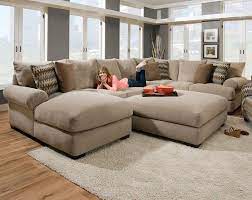 These comfortable sofas & couches will complete your living room decor. Tan Couch Set With Ottoman Bacarat Taupe 3 Piece Sectional Sofa Comfortable Sectional Sofa Comfortable Sectional Large Sectional Sofa
