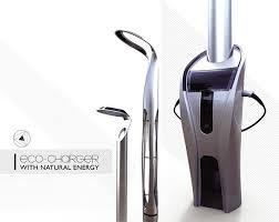 Eco Charger With Natural Energy On Behance Natural Energy Ev Charging Stations Energy