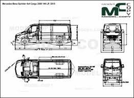 Mercedes Benz Sprinter 4x4 Cargo 3500 144 Lr 2015 Drawing Benz Sprinter Sprinter Mercedes Benz