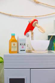I'll show you, but you have to keep this reveal a secret until the end of may, when i can finally hand deliver this present to my little cousin, camilla, who lives in toronto. Diy Kids Play Kitchen Hacks And Our Favorite Play Kitchen Accessories Lovely Indeed
