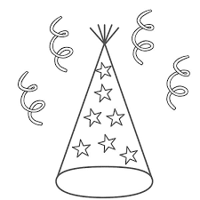 Happy birthday party hat coloring pages free free image learn how to draw party birthday hat Birthday Cap Drawing For Kids Novocom Top