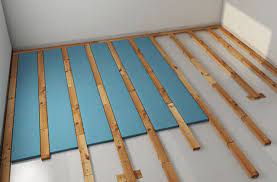 One company, barricade™ offers a product that is 2' x 2' x 1.125 tiles with osb wood on top and closed cell. How To Install A Wood Subfloor Over Concrete Rona