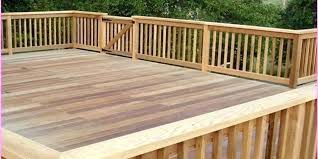 The hand rail itself should stand a minimum of one metre from the surface of the deck, with a clearance no more than 125 mm from the surface of the deck and the . Deck Railing Height Requirements Deaton Builders