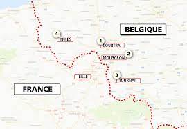 Carte belgique et plan belgique. Carte Et Itineraires Quatre Villes De Belgique A Decouvrir A Moins D Une Heure De Lille Lille Actu