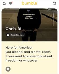 Funny dating app meme generator. Women Are Trolling Capitol Rioters By Matching With Them On Dating Apps Just To Send Their Info To The Fbi Bored Panda
