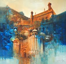 Greatbigcanvas.com has been visited by 10k+ users in the past month A Q Arif Oil On Canvas 36 X 36 Architecture Painting Architecture Art Building Art