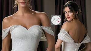 Detachable Straps Truly Gorgeous Off The Shoulder Straps Beaded Rhinestones In The Top Wedding Dresses Strapless Wedding Dresses With Straps Wedding Dresses