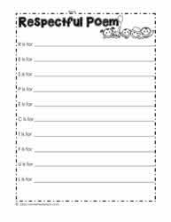 Explore 600+ crafts, projects, recipes, and experiments designed specifically for 1st graders. Respect Worksheets