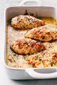 Baked Garlic Butter Chicken With Mozzarella Recipe Little Spice Jar Recipe Chicken Tenderloin Recipes Garlic Butter Chicken Mozzarella Chicken