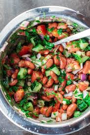 Kidney Bean And Cilantro Salad With Dijon Vinaigrette The Mediterranean Dish Beans Recipe Healthy Recipes With Kidney Beans Kidney Bean Salad