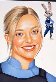 Realistic Judy Hopps Drawing Tutorial in Procreate