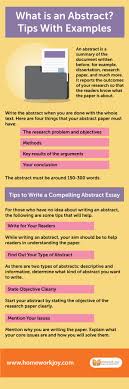 What Is An Abstract Tips With Examples In 2020 Infographic Tips Abstract