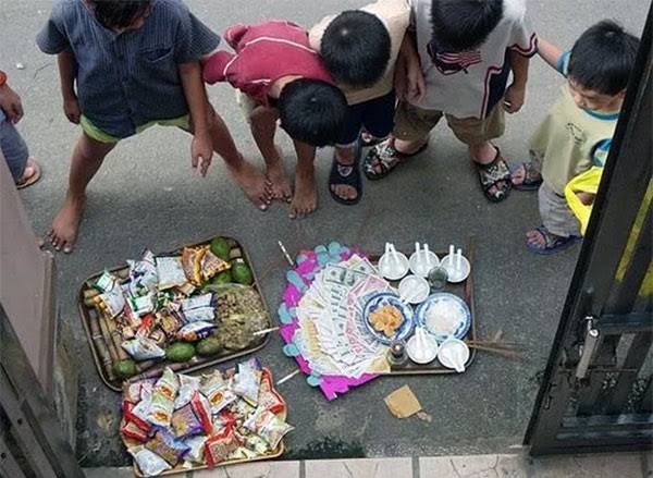 Tục giật cô hồn tháng 7, do AI tạo
