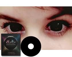 Image result for black sclera contacts