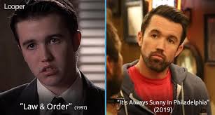 After Law & Order, Rob McElhenney picked up some karate skills, and became  Night Man!⁠