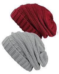 Oversized Baggy Slouchy Thick Winter Beanie Hat Burgundy Natural Gray C41869kklyw Winter Hats Beanie Winter Beanie Fall Dressy
