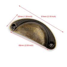 Avoid drilling new holes and save time by measuring your existing pieces and choosing your new cabinet hardware in the same size and configuration. Buy Naierdi 10pcs Antique Shell Handles Metal Drawer Cabinet Door Handle Furniture Retro Pulls At Affordable Prices Free Shipping Real Reviews With Photos Joom